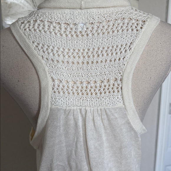 Calvin Klein linen blend sleeveless sweater Sz Large - Picture 5 of 12